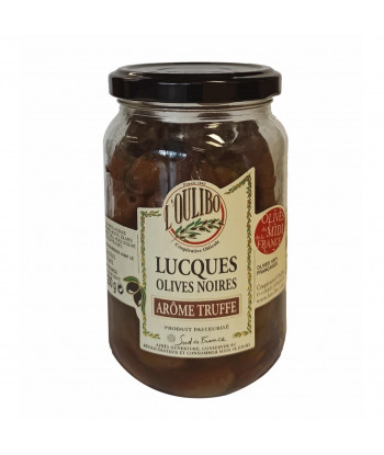 Spécialité à base d'huile d'olive et de truffe noire (morceau 1% et arômes)  - Truffières de Rabasse
