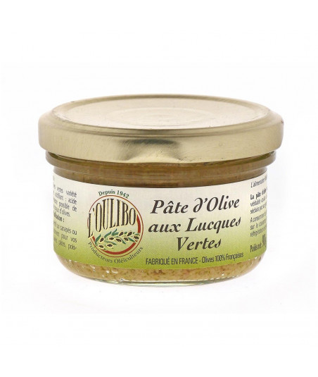 Pâte d'Olive Verte aux Lucques Vertes - L'Oulibo