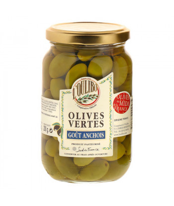 Olives vertes goût anchois...