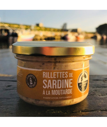 Rillettes de Sardine à la Moutarde - La Godaille Bretonne