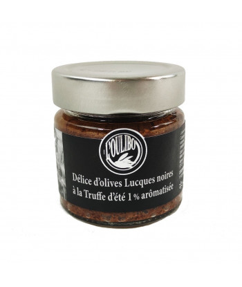 Délice d'olives lucques noires à la truffe d'été - l'Oulibo