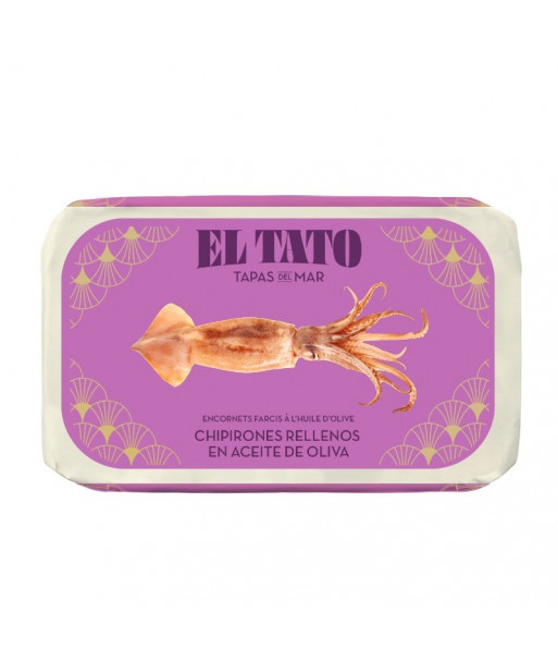 Encornets (chipirons) farcis à l'huile d'olive - El Tato